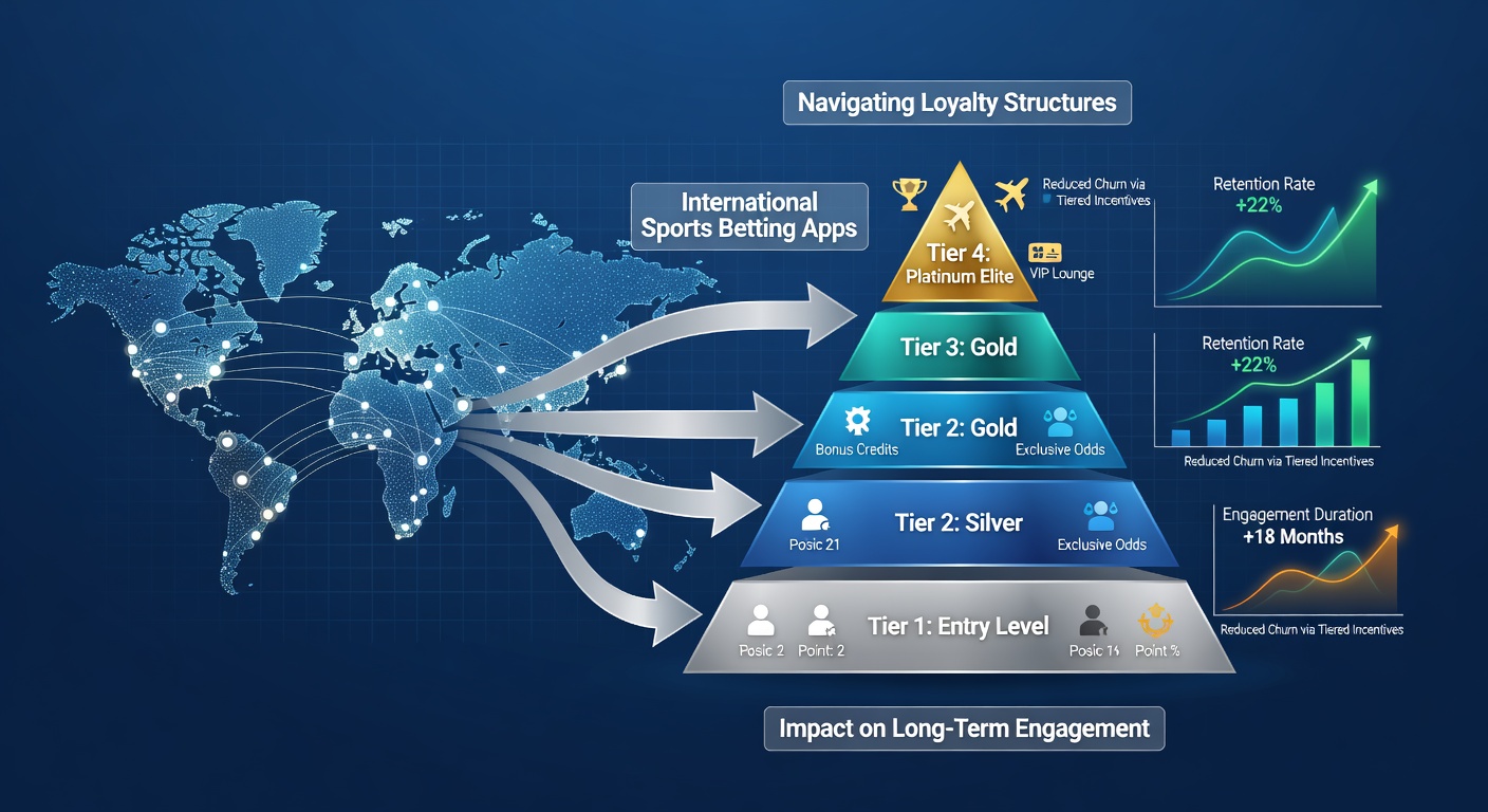 Sports betting app showing loyalty points dashboard with tier progress and rewards